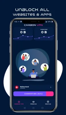 carbon vpn pro premium mod apk 3 232x400